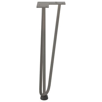 Tafelpoten voor Salontafel 4 st 42 cm massief staal naturel 6