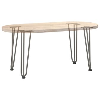 Tafelpoten voor Salontafel 4 st 42 cm massief staal naturel 8