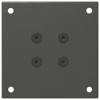 Salontafelpoten 4 st 30-32 cm staal antraciet 7