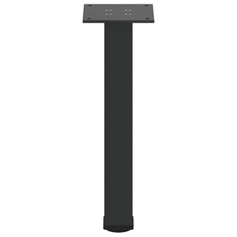 Salontafelpoten 4 st 42-44 cm staal zwart 5
