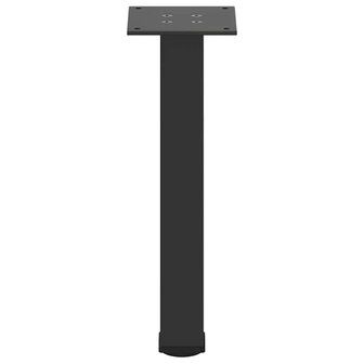 Salontafelpoten 4 st 42-44 cm staal zwart 6