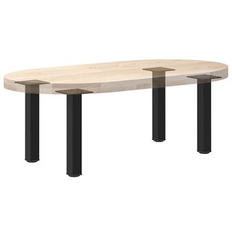 Salontafelpoten 4 st 42-44 cm staal zwart 8