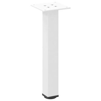 Salontafelpoten 4 st 42-44 cm staal wit 4