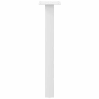 Salontafelpoten 4 st 30 cm staal wit 5