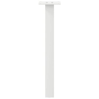Salontafelpoten 4 st 42 cm staal wit 6
