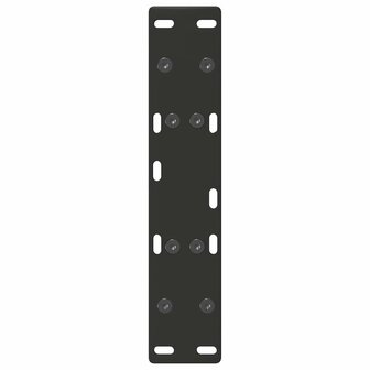 Salontafelpoten 2 st A-vormig 30x(30-31) cm staal zwart 7
