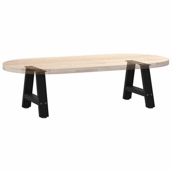 Salontafelpoten 2 st A-vormig 30x(30-31) cm staal zwart 8