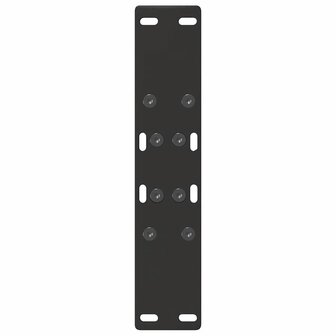Salontafelpoten 2 st A-vormig 38x(42-43) cm staal zwart 7