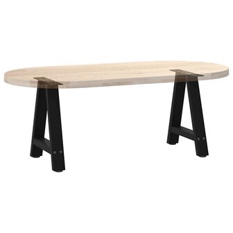 Salontafelpoten 2 st A-vormig 38x(42-43) cm staal zwart 8