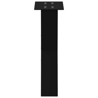 Salontafelpoten 2 st X-vormig 38x(42-43) cm staal zwart 6