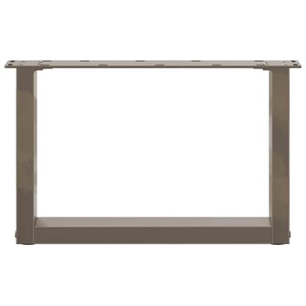 Salontafelpoten 2 st U-vormig 50x(30-31) cm staal naturel 5