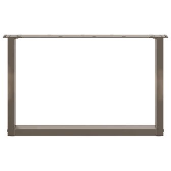 Salontafelpoten 2 st U-vormig 70x(42-43) cm staal naturel 5