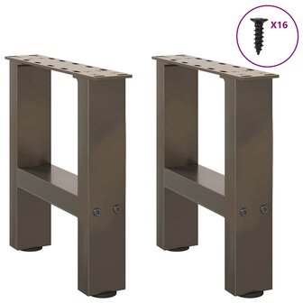 Salontafelpoten 2 st 30x (30-31) cm staal naturel staal 4