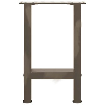 Salontafelpoten 2 st 28x(42-43) cm staal naturel 5