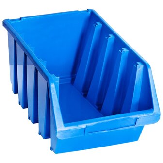 Stapelbakken 14 st kunststof blauw 2