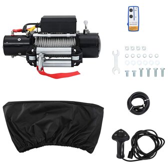 Elektrische lier PVC Zwart 1