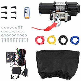 Elektrische lier PVC Zwart 1