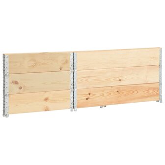 Palletopzetranden 3 st 80x120 cm massief grenenhout 4