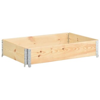 Palletopzetrand 50x100 cm massief grenenhout 2