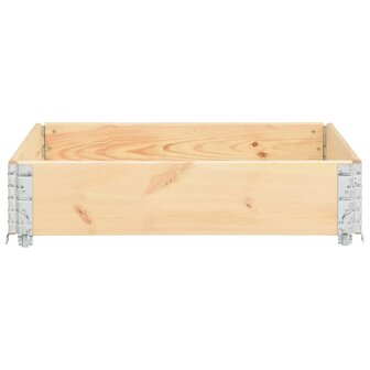 Palletopzetrand 100x100 cm massief grenenhout 3