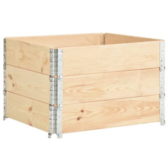 Palletopzetranden 3 st 100x100 cm massief grenenhout 2