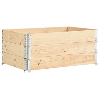Palletopzetranden 3 st 100x150 cm massief grenenhout 2