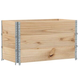 Palletopzetranden 3 st 100x50 cm massief grenenhout 2