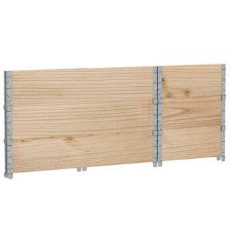 Palletopzetranden 3 st 100x50 cm massief grenenhout 6