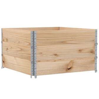 Palletopzetranden 3 st 100x100 cm massief grenenhout 2