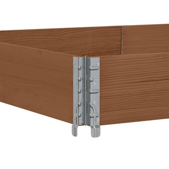 Palletopzetranden 3 st 150x100 cm massief grenenhout bruin 5