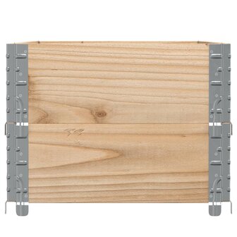 Palletopzetranden 2 st 100x50 cm massief grenenhout 4