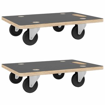 Meubelhondjes 2 st rechthoekig 250 kg 50x35x11,5 cm 2