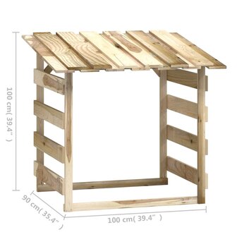 Pergola&amp;apos;s met dak 2 st 100x90x100 cm ge&amp;iuml;mpregneerd grenenhout 8