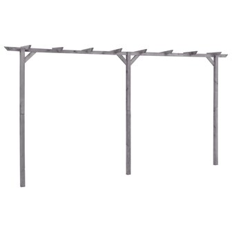 Pergola 400x40x205 cm ge&amp;iuml;mpregneerd grenenhout grijs 1