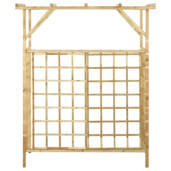 Pergola voor 2 containers ge&amp;iuml;mpregneerd grenenhout 3