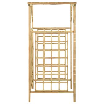 Pergola voor 2 containers ge&amp;iuml;mpregneerd grenenhout 4