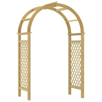Boog met latwerk 141x97x243 cm ge&amp;iuml;mpregneerd massief grenenhout 2