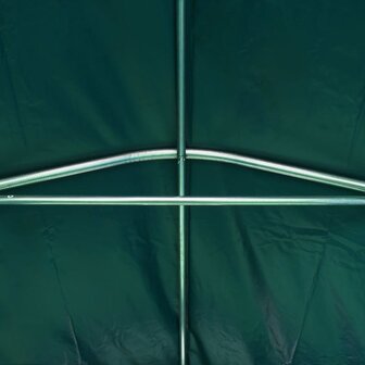 Garagetent 2,4x2,4 m PVC groen 7