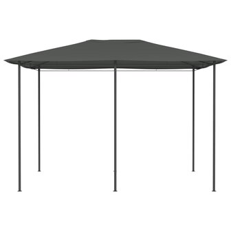 Prieel 160 g/m&amp;sup2; 3x4x2,6 m antracietkleurig 2