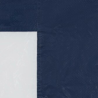 Tentwanden met raam PE blauw 2 st  9