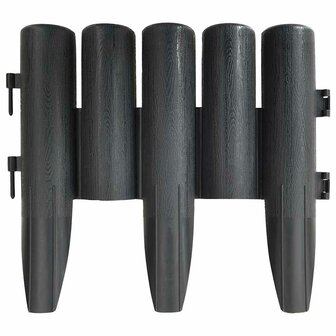 Gazonranden 36 st 10 m PP antracietkleurig 3