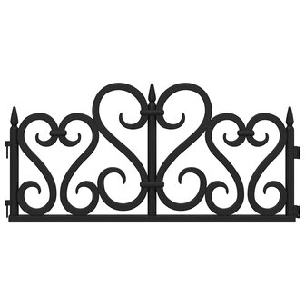 Gazonranden 17 st 10 m polypropeen zwart 4