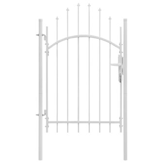 Tuinpoort Woerden staal 1x2,25 m wit 2
