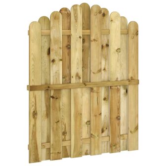 Poort 100x125 cm ge&amp;iuml;mpregneerd grenenhout 3
