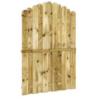Poort 100x150 cm ge&amp;iuml;mpregneerd grenenhout 3