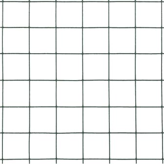 Kippengaas 10x0,5 m staal met PVC coating groen 4