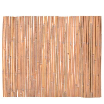 Scherm 100x400 cm bamboe 1