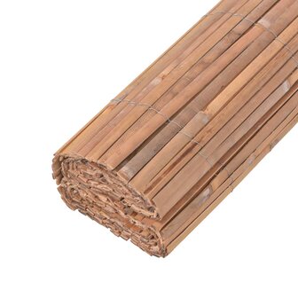 Scherm 100x400 cm bamboe 6