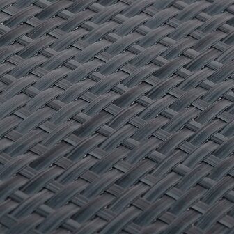 Balkonscherm 300x80 cm poly rattan antracietkleurig 6