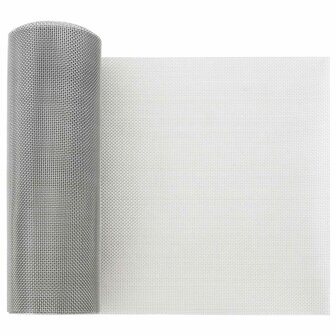 Gaas Scherm 20 x 500 cm 20 Mesh RVS 201 Zilverkleurig 1